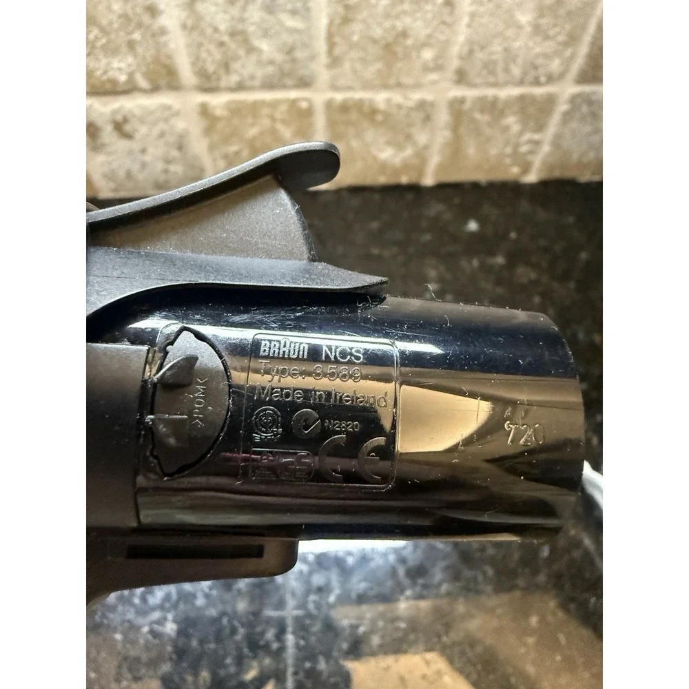Braun SmoothStyler Curling Iron‎ Partial Cell Butane Black Travel Brush